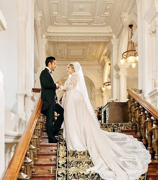 مراسم ازدواج قوچان نژاد و همسرش