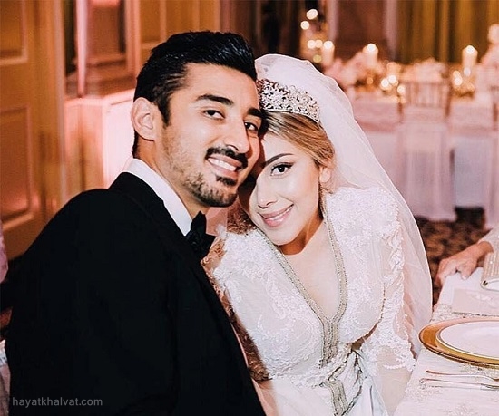 مراسم ازدواج قوچان نژاد و همسرش