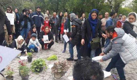 بازداشت هدیه تهرانی در روز سیزده بدر! عکس