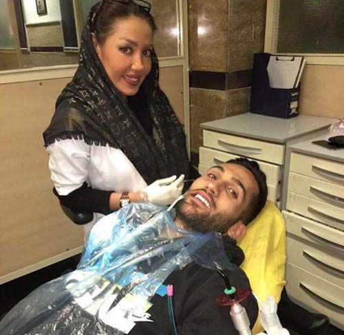 خانم دندان پزشک مورد علاقه فوتبالیستهای ایرانی +عکس